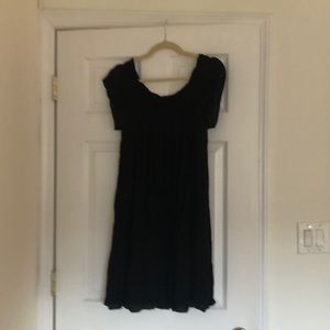 Black summer dress from Aritzia